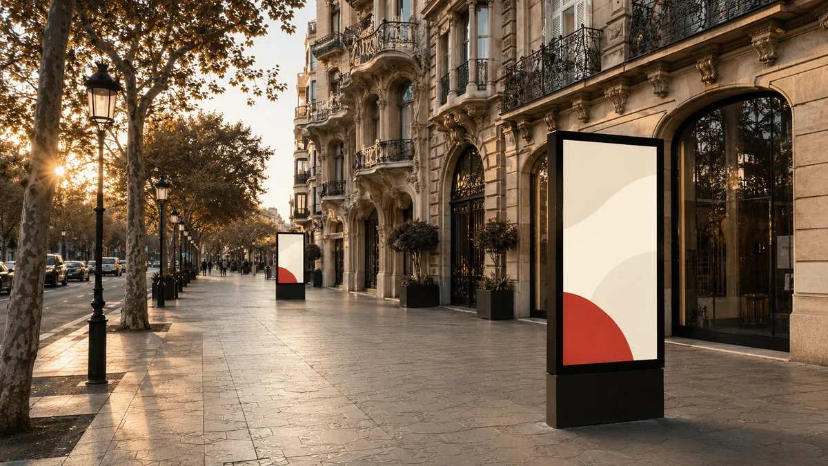 Publicidad exterior en Barcelona